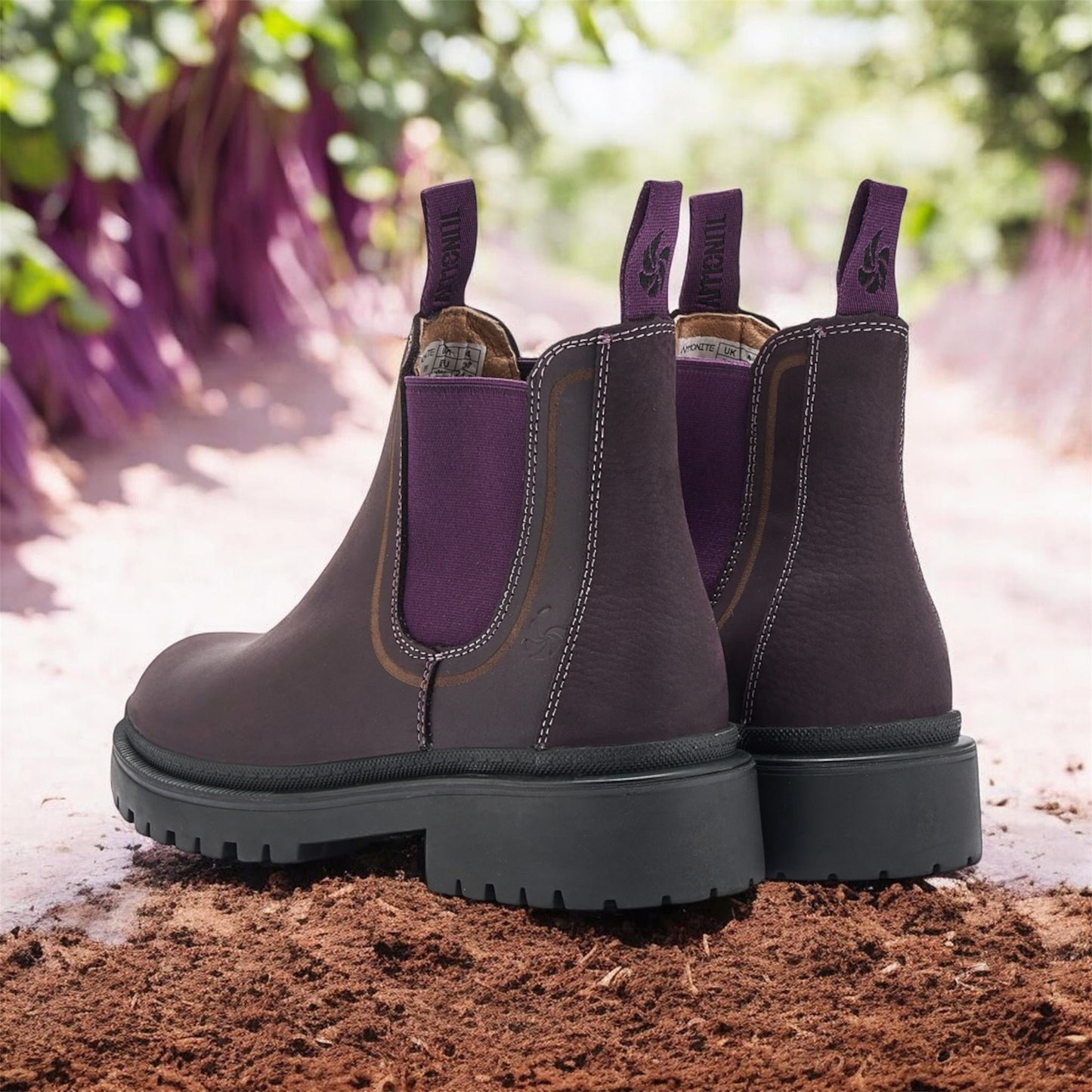 Women's Water-Resistant Chelsea Boots | Amethyst Purple