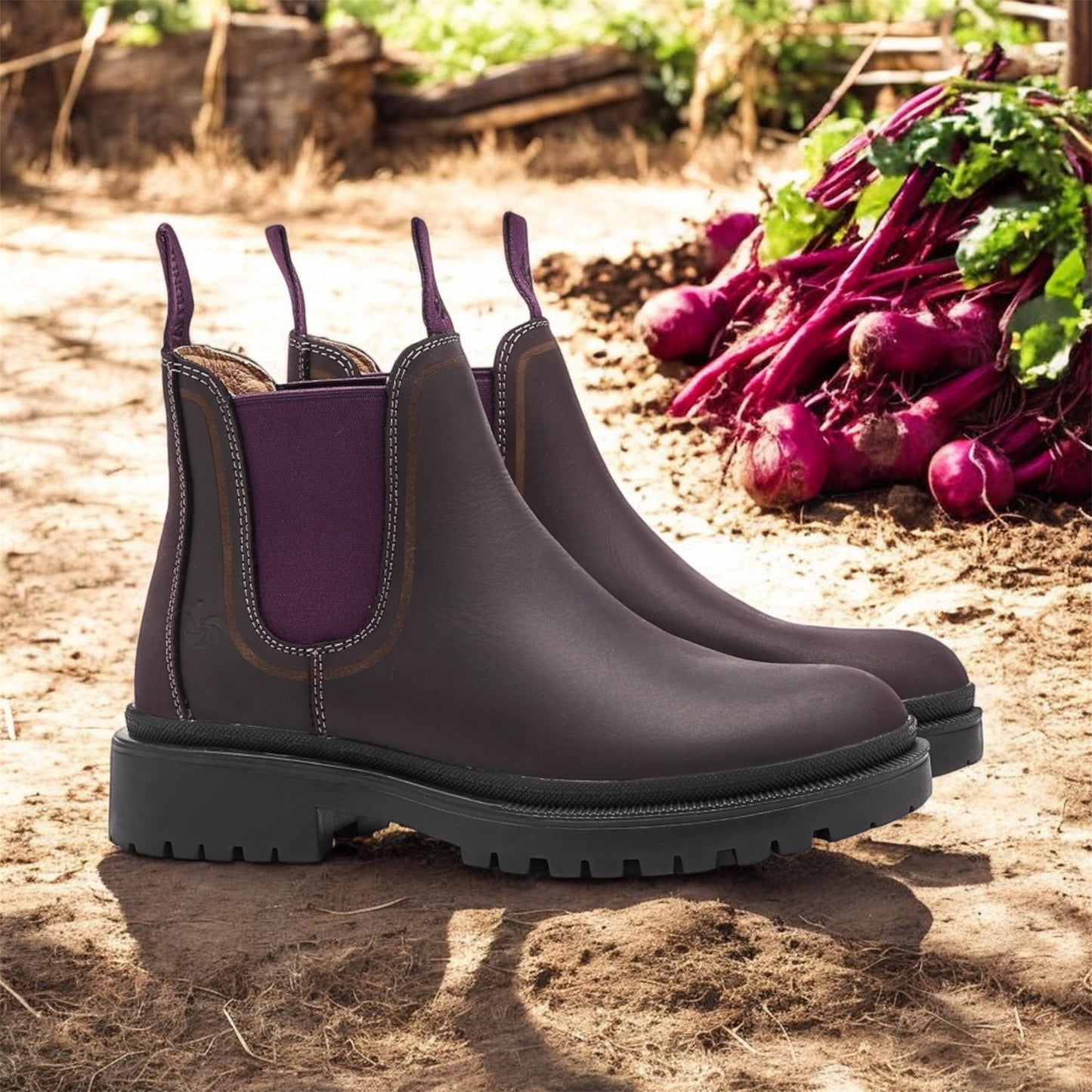 Women's Water-Resistant Chelsea Boots | Amethyst Purple
