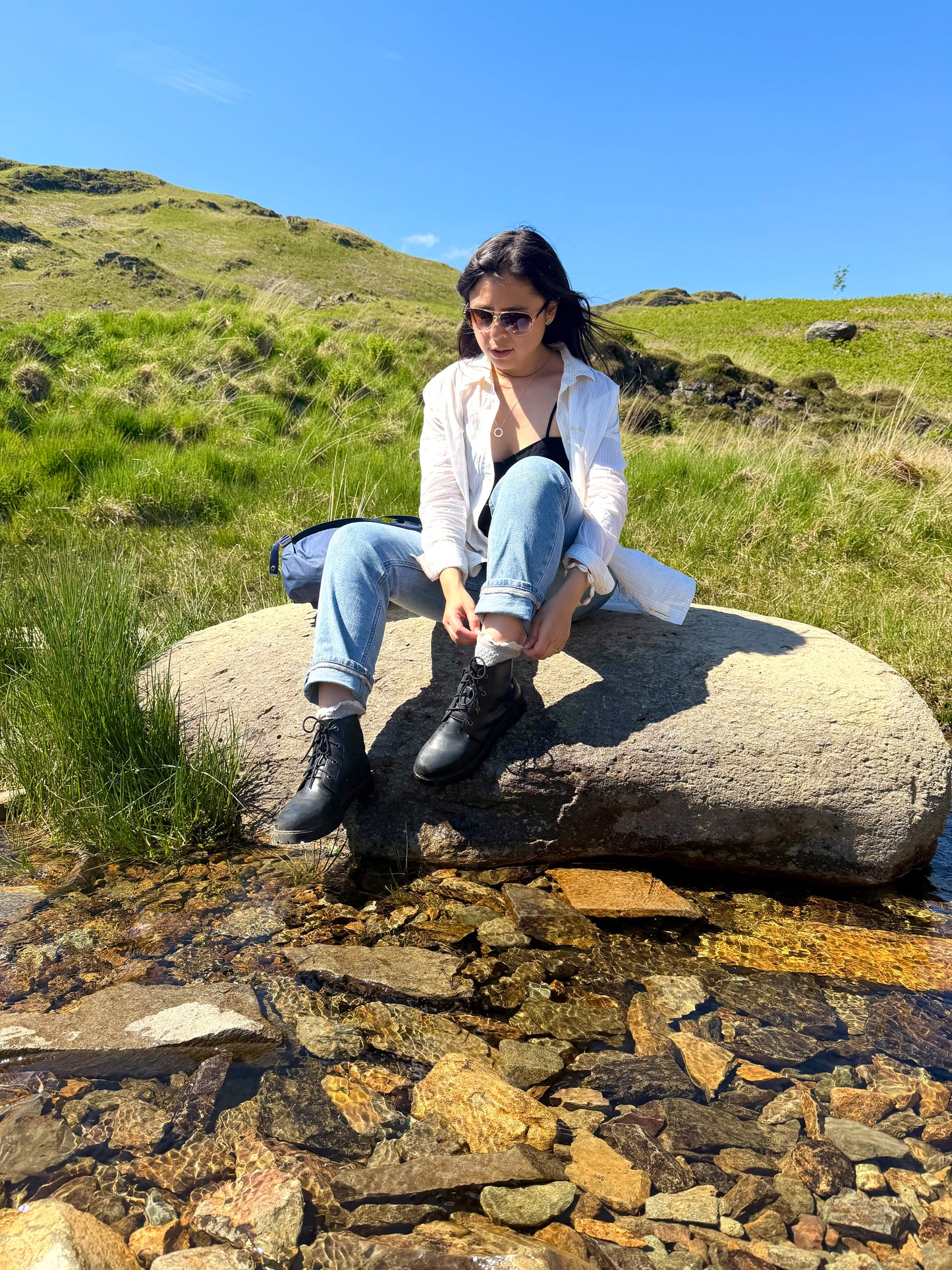 Women's Water-Resistant Portland Boots | Black | 30% Off